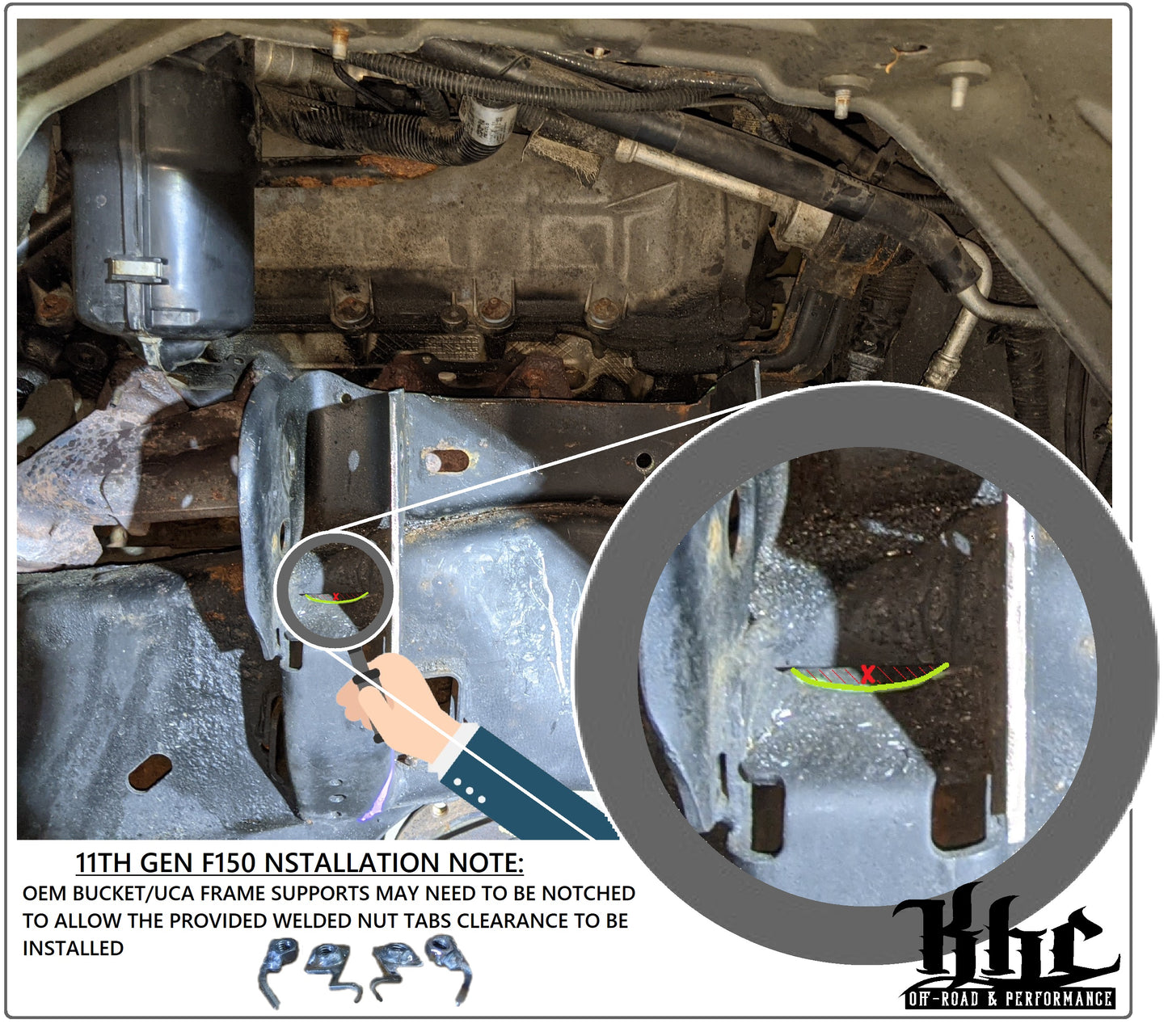 11th Gen F150 → Gen 2 Raptor Coil Over Conversion Buckets