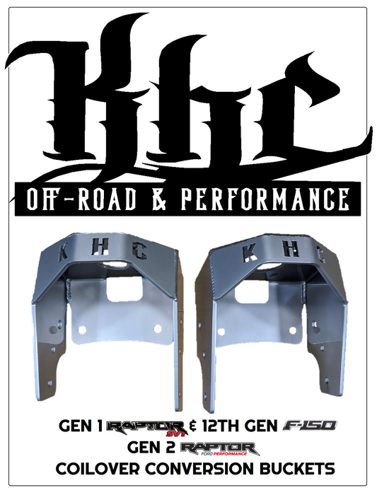 Gen 1 Raptor/Gen 12 F150 (09'-14') → Gen 2 Raptor Coil Over Conversion Buckets