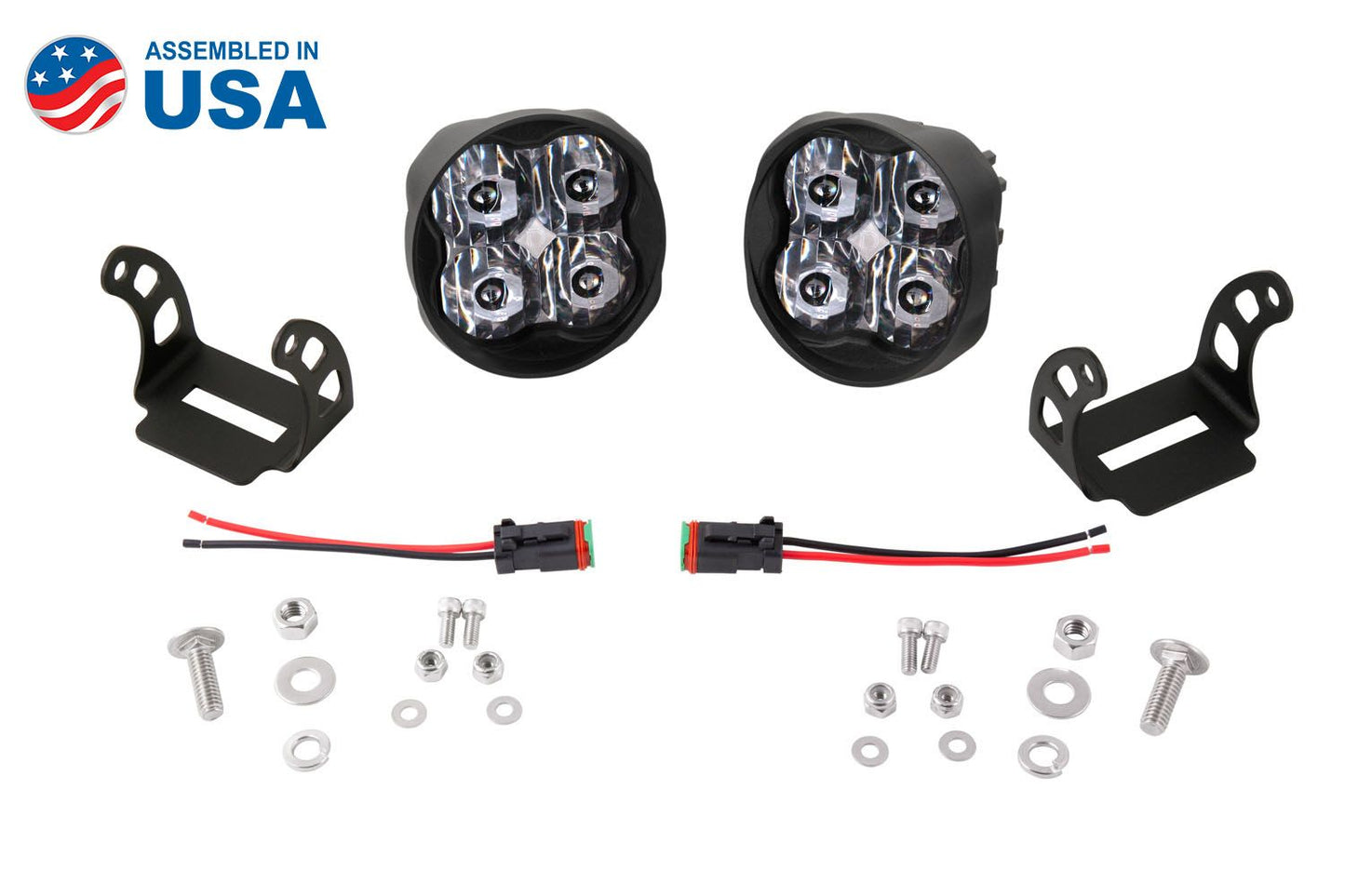 Copy of Diode Dynamics - Stage Series 3" SAE/DOT White Angled LED Pod (pair)