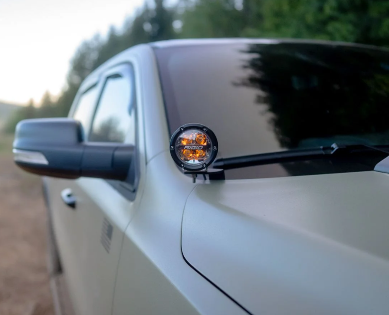 Rigid Industries - 2019+ TRX A-Pillar 4" 360-Series LED Light Kit