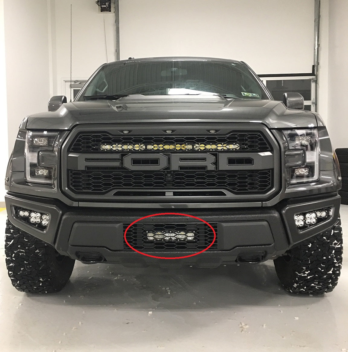 Ford Raptor 2017-18 OnX6+ Lower Grille LED Kit