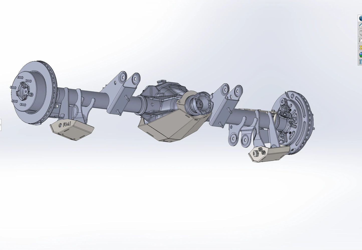 Foutz Motorsports (FMI Racing) - 2021 FORD BRONCO REAR DIFFERENTIAL SKID PLATE