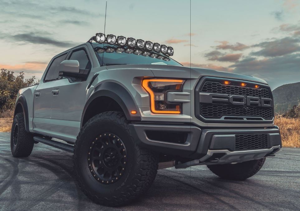 Gravity® LED Pro6 15-19 Ford F-150/Raptor 9-Light 57" LED Light Bar