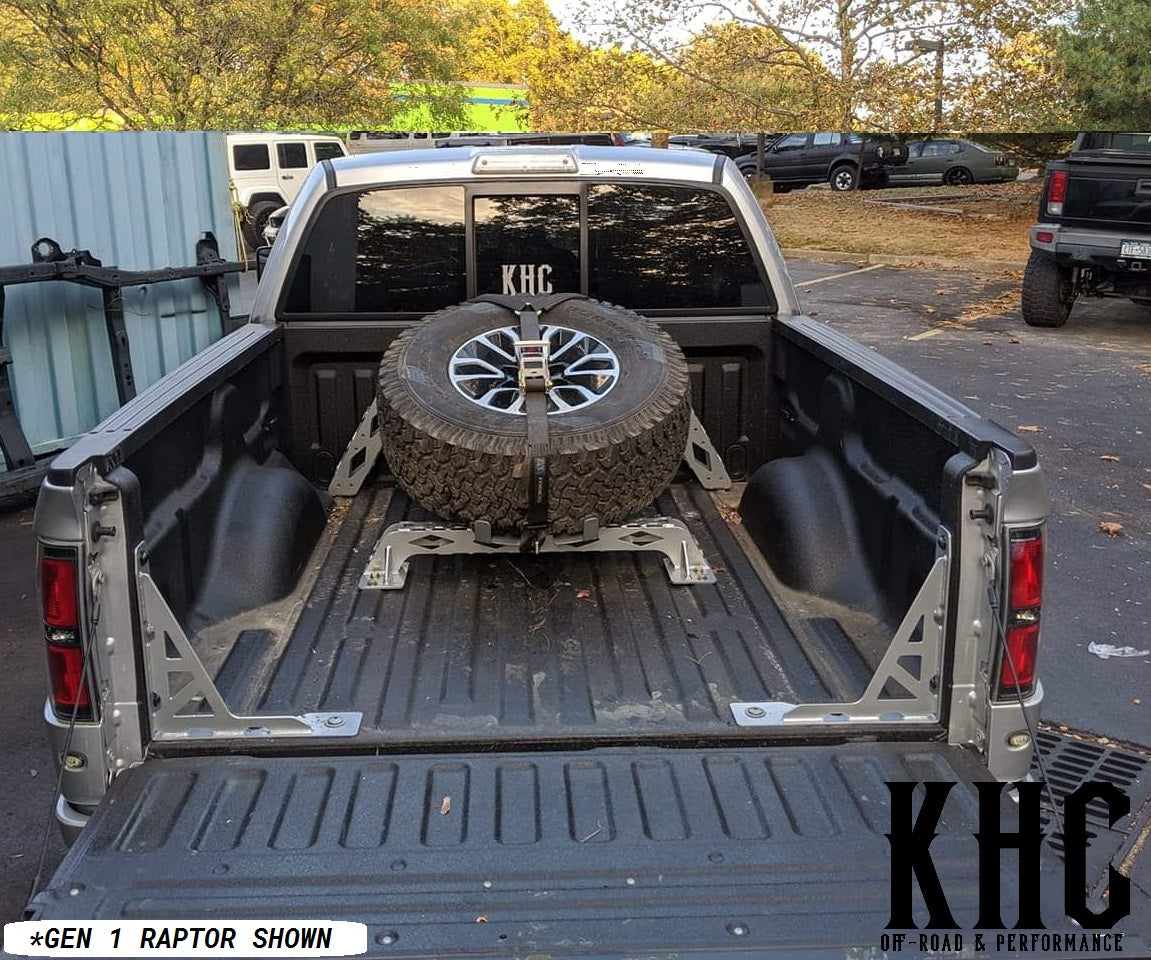 KHC Ford Raptor Bolt in Bed Supports