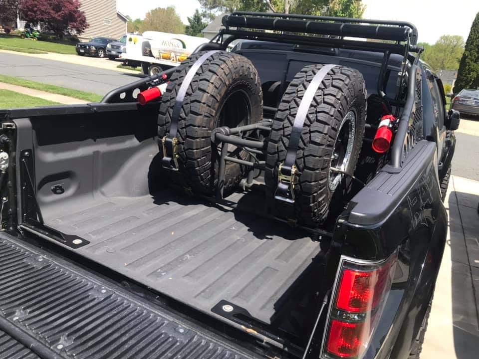 KHC Ford Raptor Bolt in Bed Supports