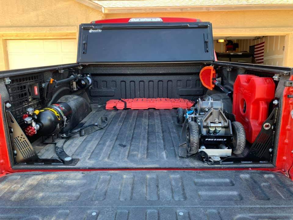 KHC Ford Raptor/F150 Bolt in bed supports "Tailgater Edition"
