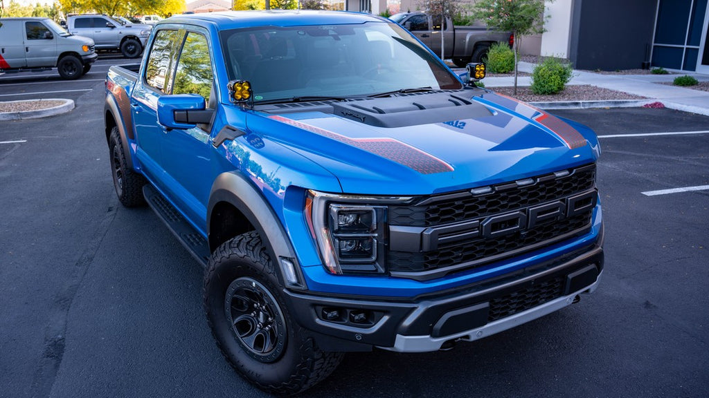 Ford Raptor SDHQ Built A-Pillar Light Mounts - Gen 3 Raptor