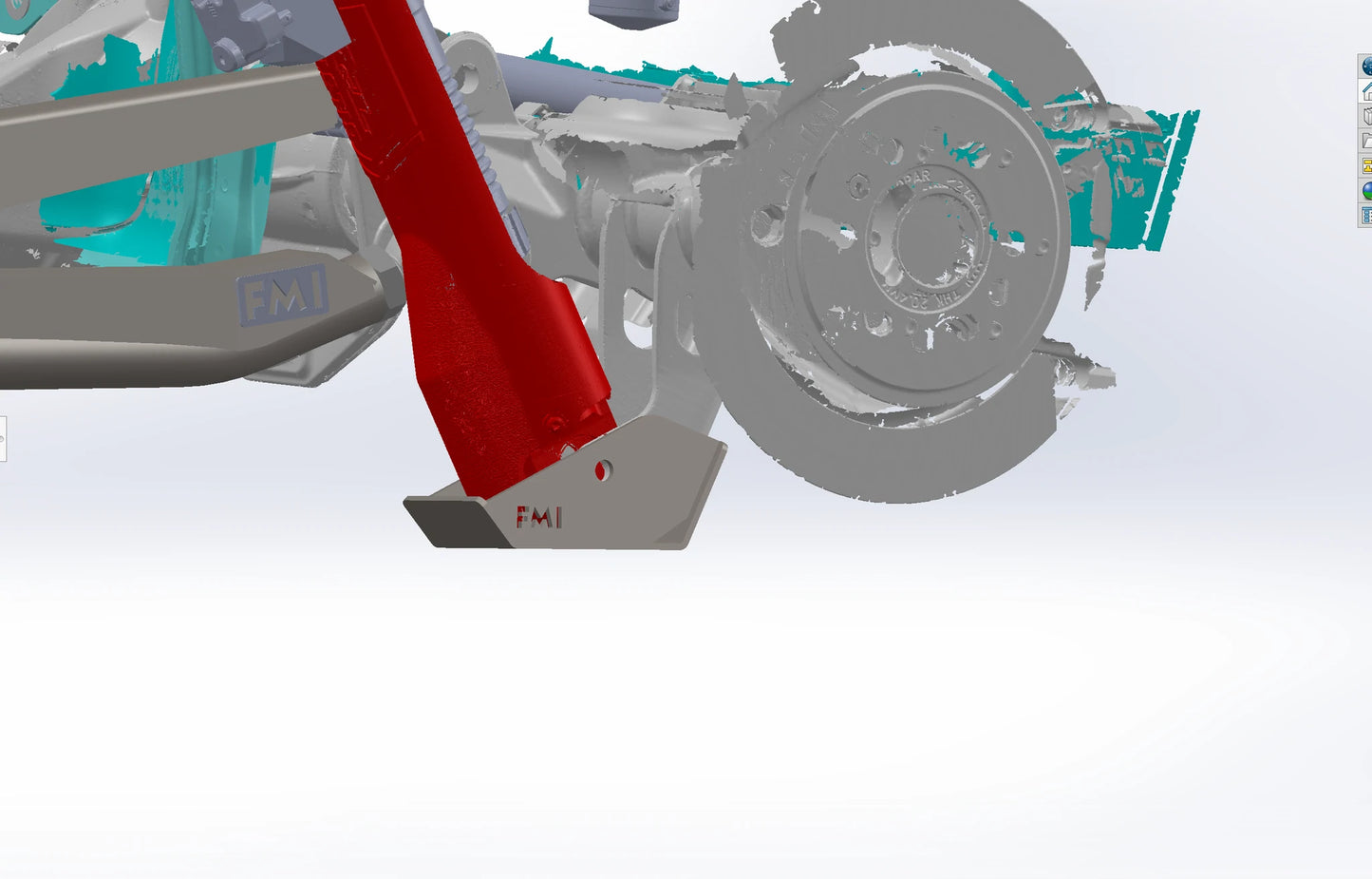 Foutz Motorsports (FMI Racing) - RAM TRX REAR SHOCK GUARD KIT