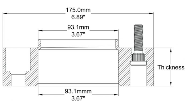 Ford Bronco Coyote Premium Wheel Spacers