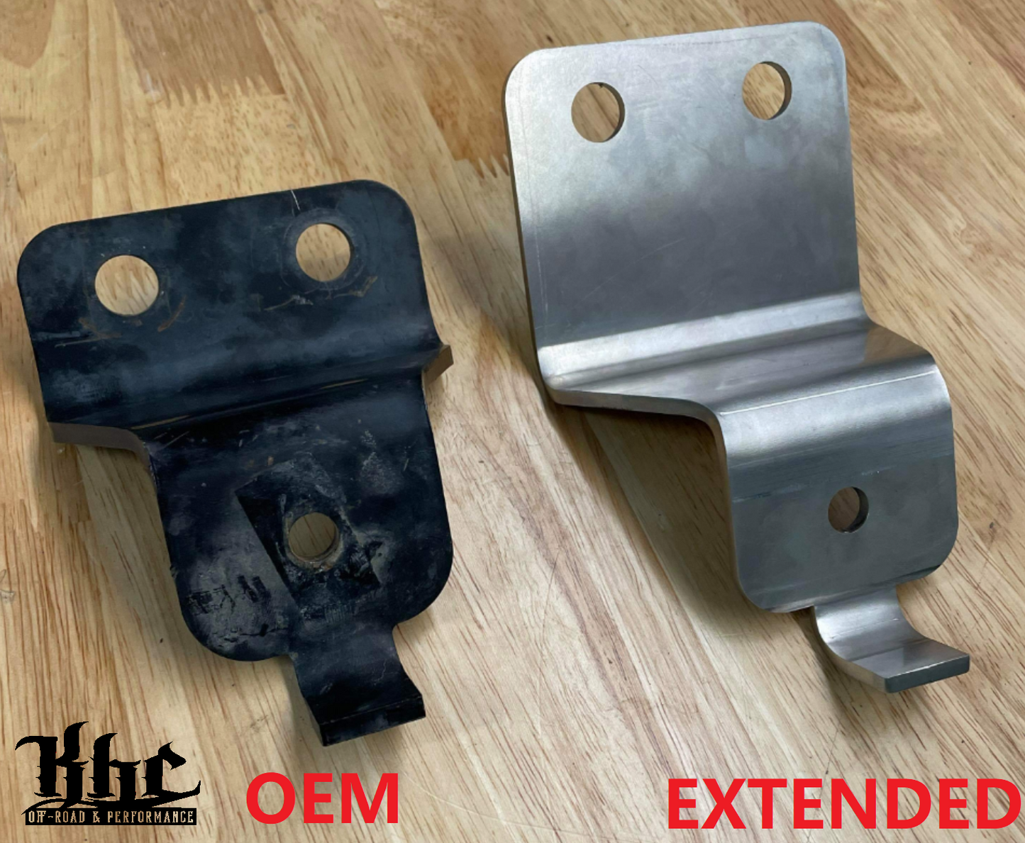 KHC Off-Road Gen 2 Raptor And Gen 13 F150 Extended Skid Plate Mounting Brackets