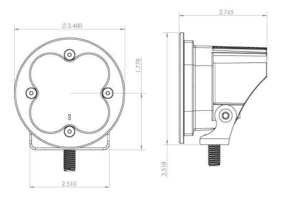 Baja Designs Squadron/Squadron-R SAE Wide Cornering (Pair)