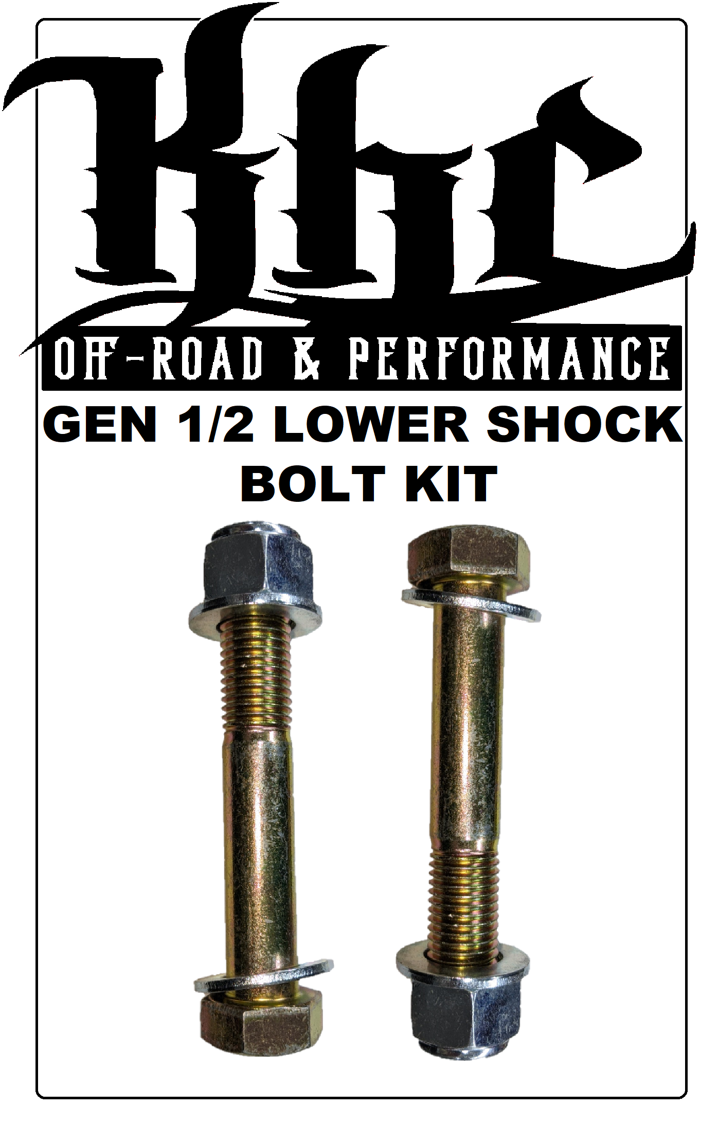 KHC Off-Road Gen 1/2 Raptor Front Lower Shock Bolt Kit