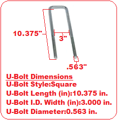 Ford F150 & Raptor U-Bolt Kit