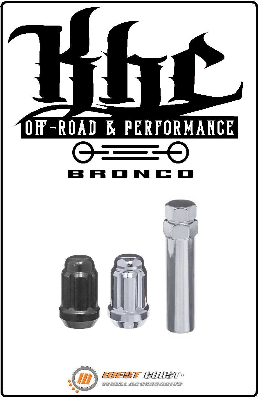 Bronco Lug Nut Kits