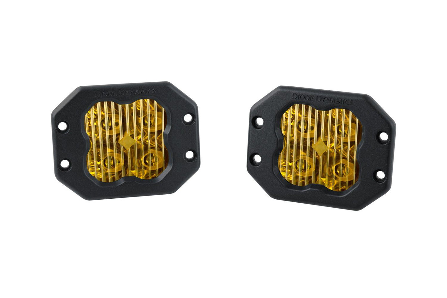 Diode Dynamics - Stage Series 3" SAE/DOT Amber Flush LED Pod (pair)