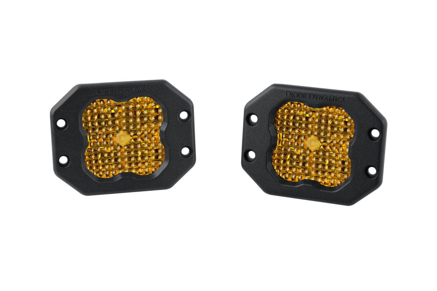 Diode Dynamics - Stage Series 3" SAE/DOT Amber Flush LED Pod (pair)