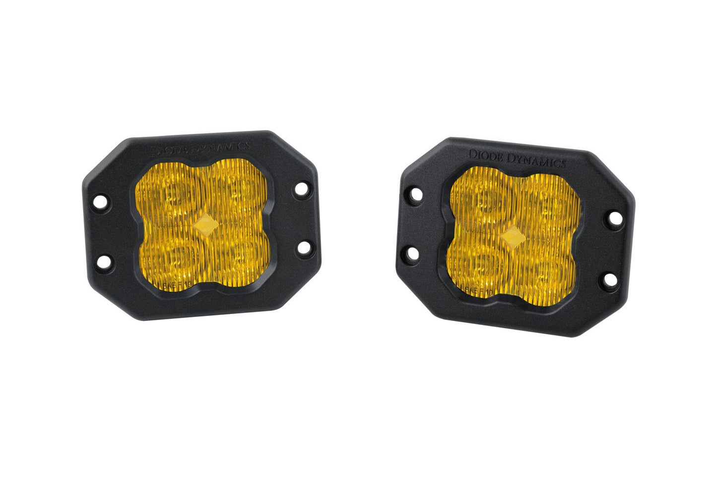 Diode Dynamics - Stage Series 3" SAE/DOT Amber Flush LED Pod (pair)