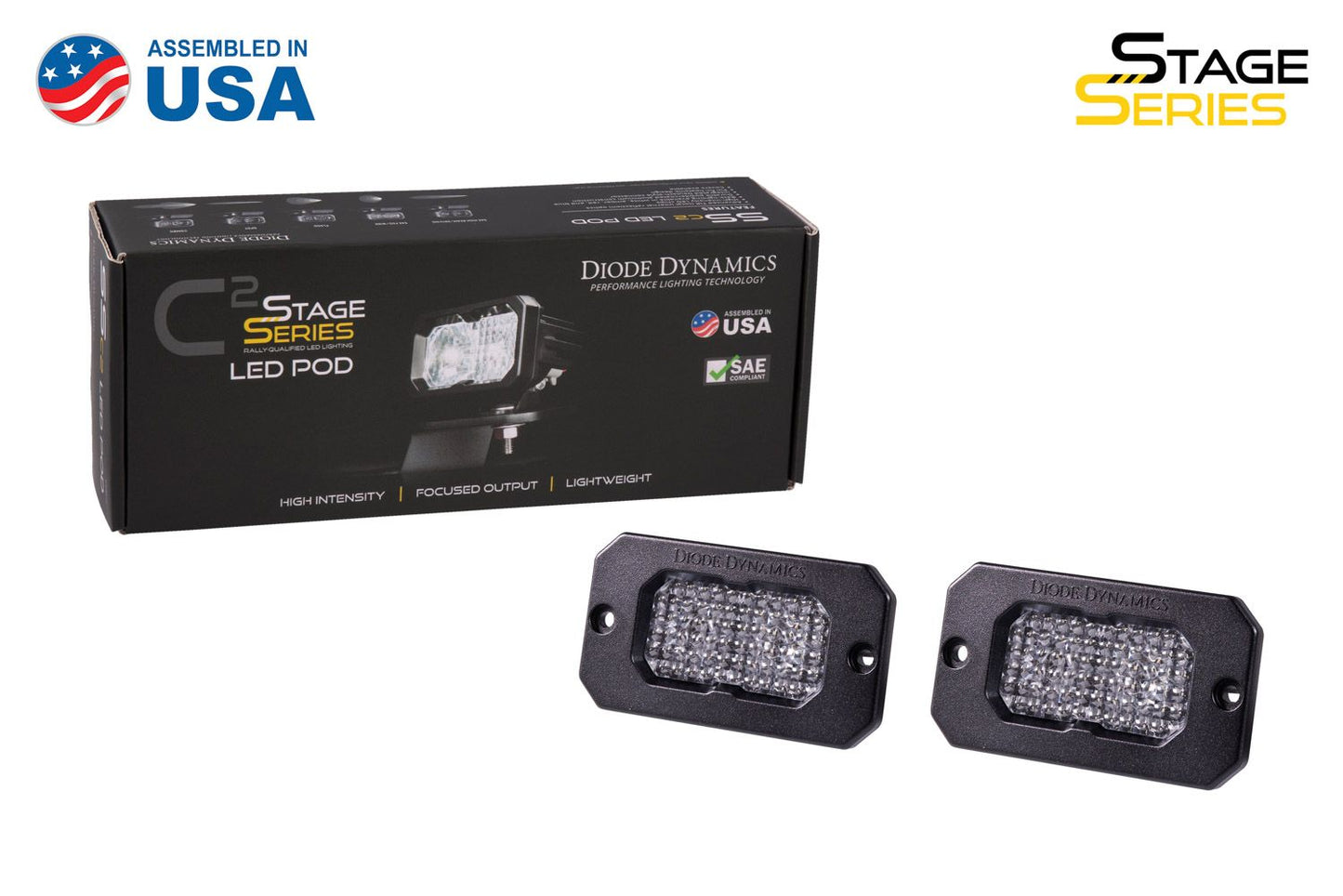 Diode Dynamics - Stage Series 2" Flush Mount LED Pod