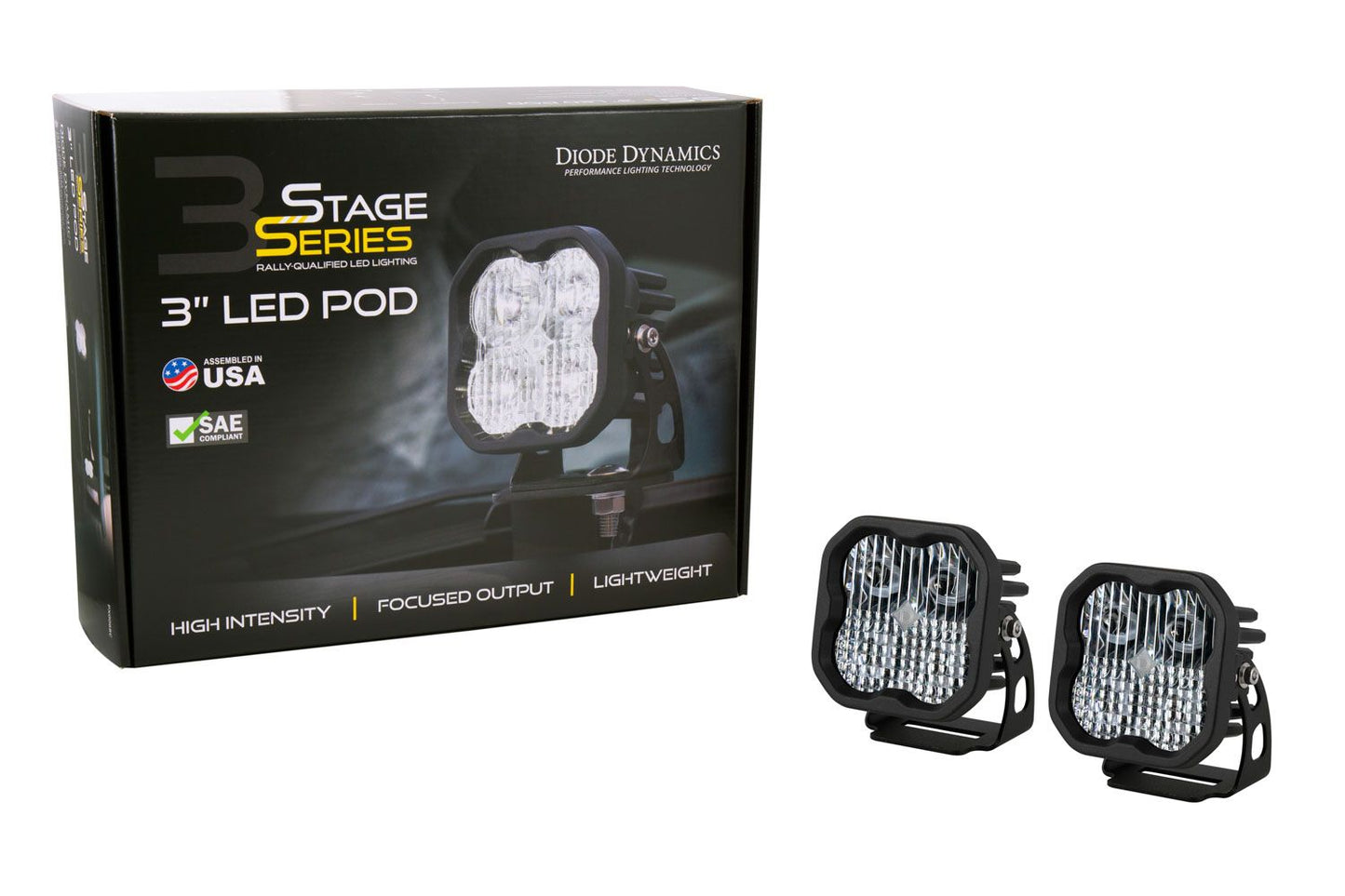 Diode Dynamics Stage Series SS3 Backlit Ditch Light Kit for 2021 Ford Bronco
