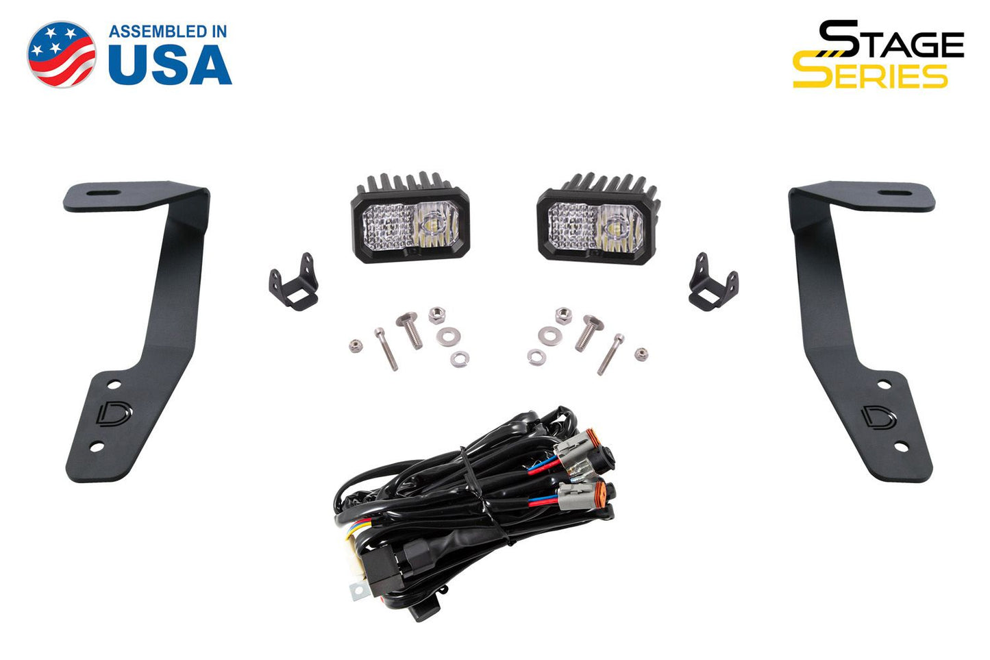 Stage Series Backlit Ditch Light Kit for 2018-2022 Subaru Crosstrek