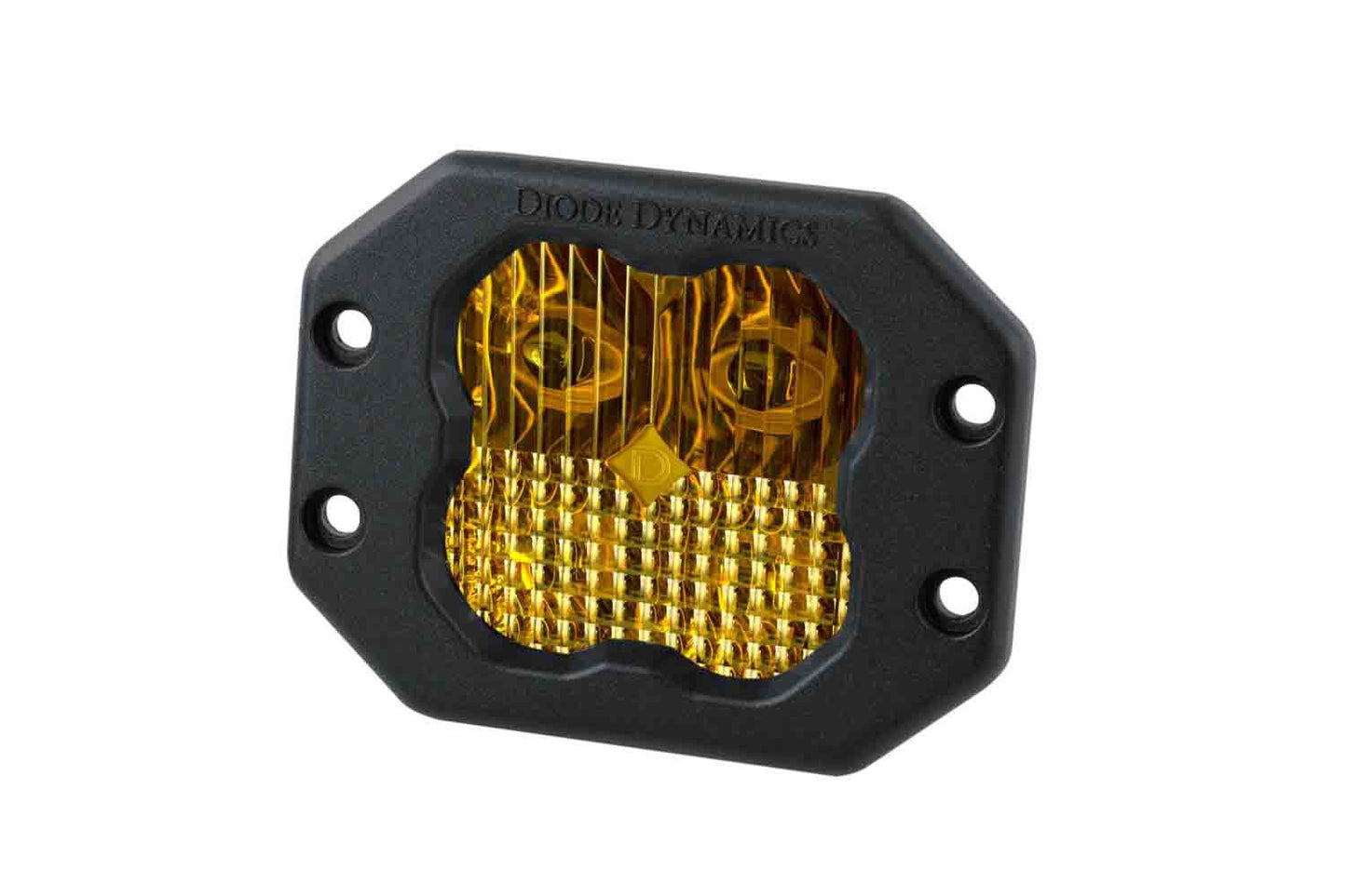 Diode Dynamics - Stage Series 3" SAE/DOT Amber Flush LED Pod (single)