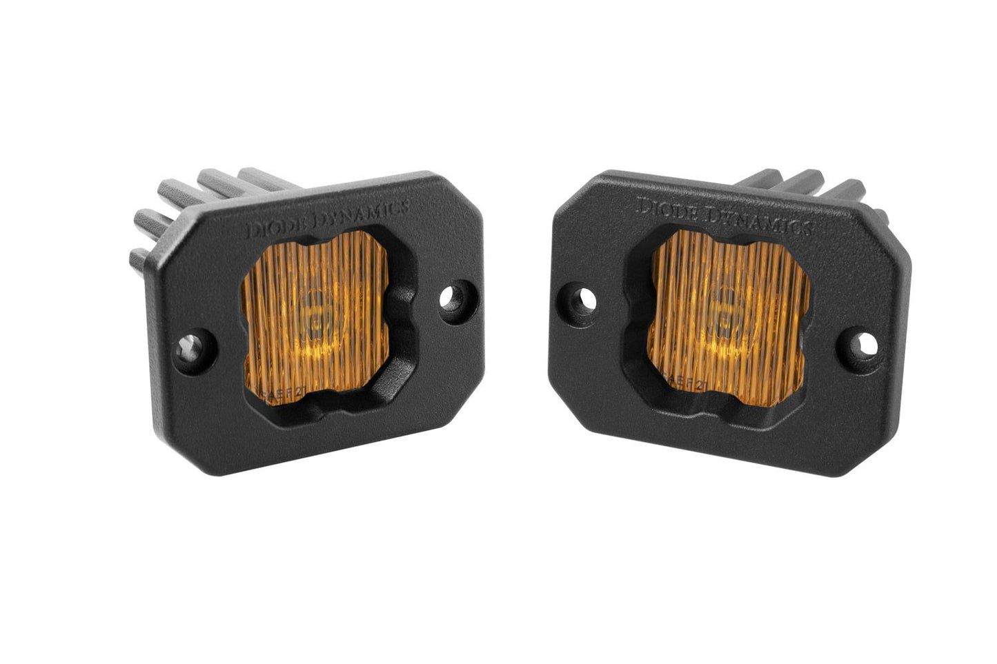 Diode Dynamics - Stage Series C1 Yellow Flush Mount LED Pod