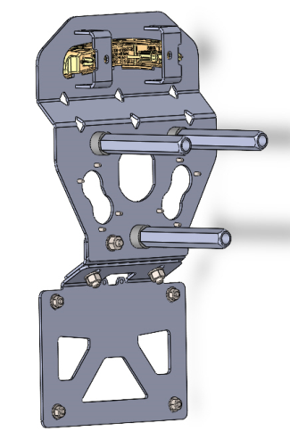 Bronco 6G Rear Third Brake Relocation Plate / Chase Light Mount