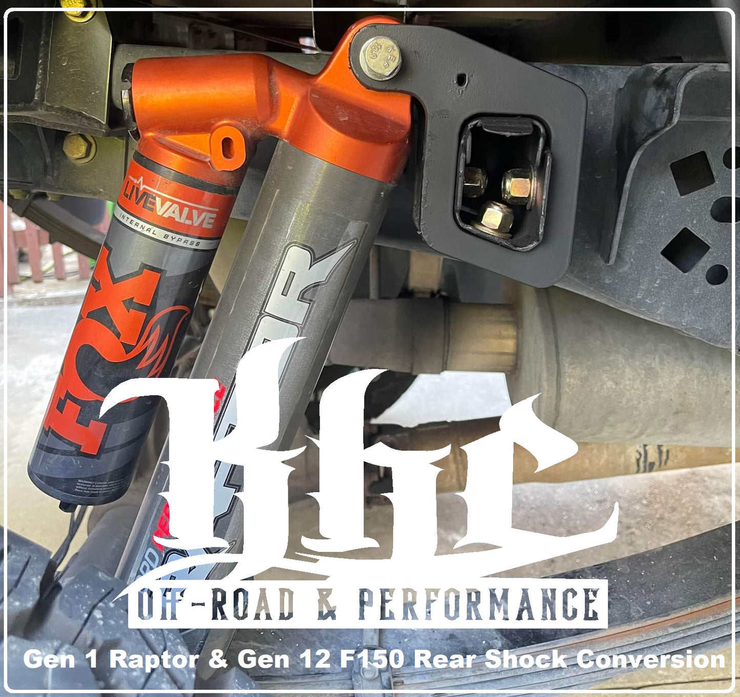 Gen12 F150/Raptor to Gen 2 Raptor Rear Shock Conversion Bracket (Pair)