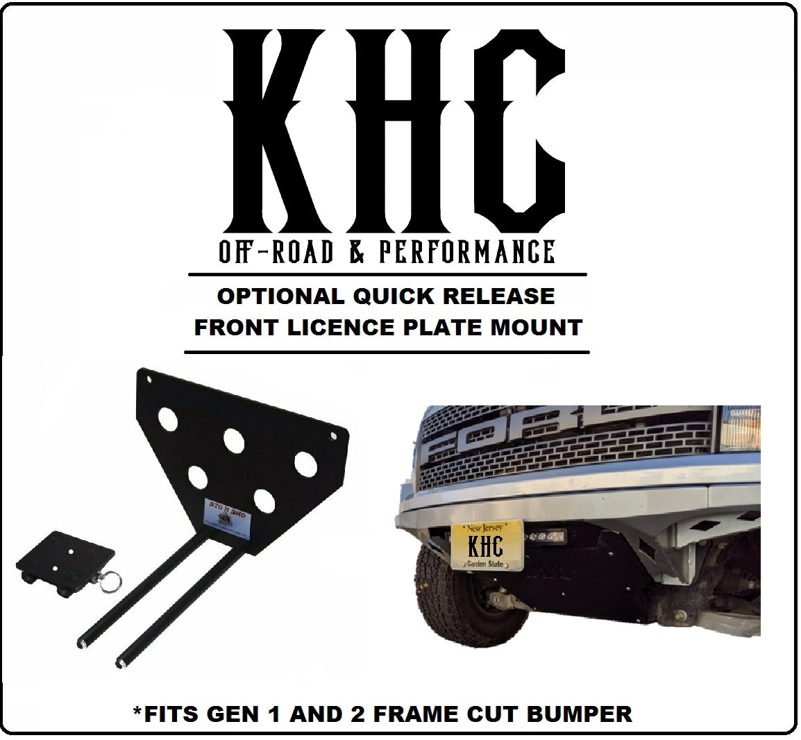 KHC Off-Road Frame Cut Bumper - Gen 1 Ford Raptor & Gen 12 F150