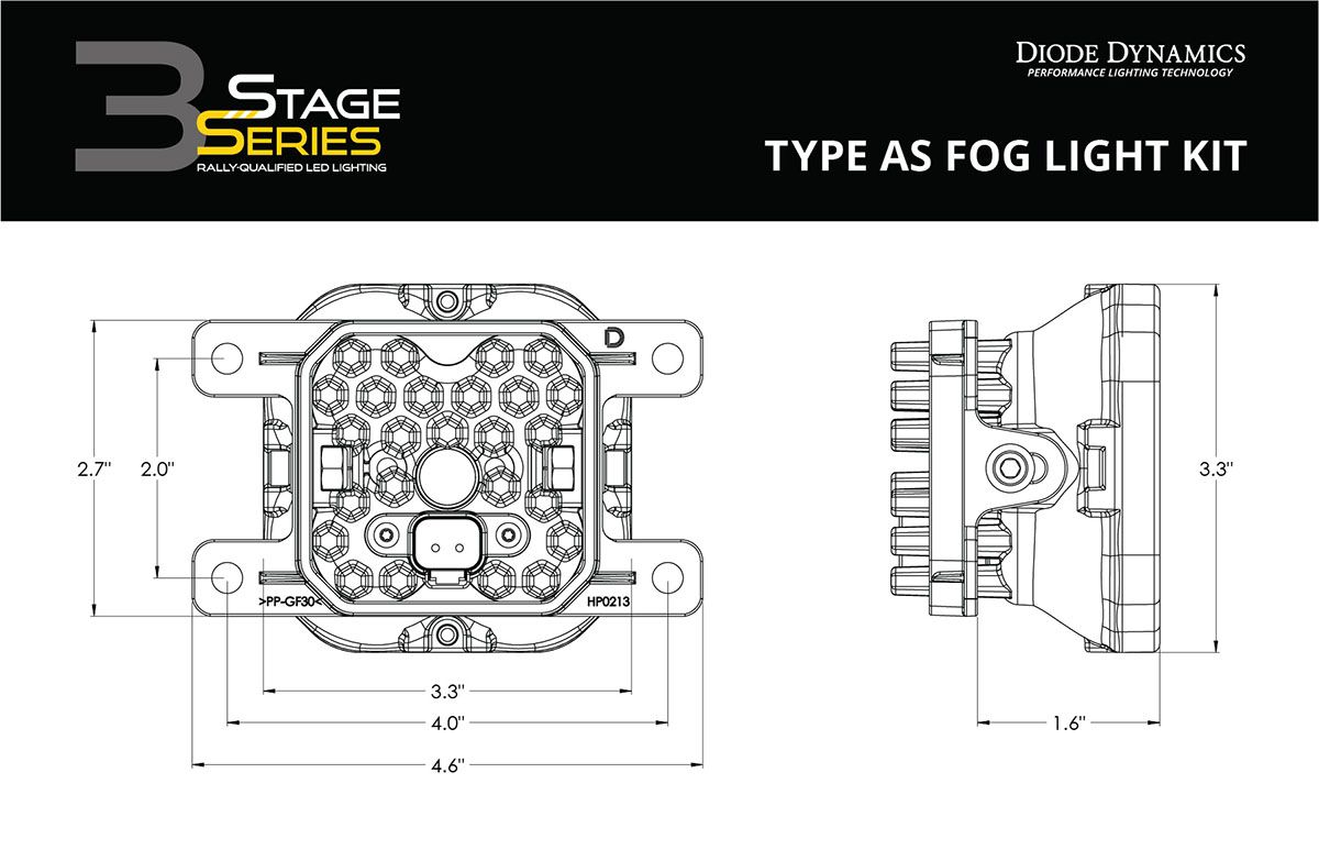 SS3 LED Fog Light Kit for 2019-2022 Subaru Ascent