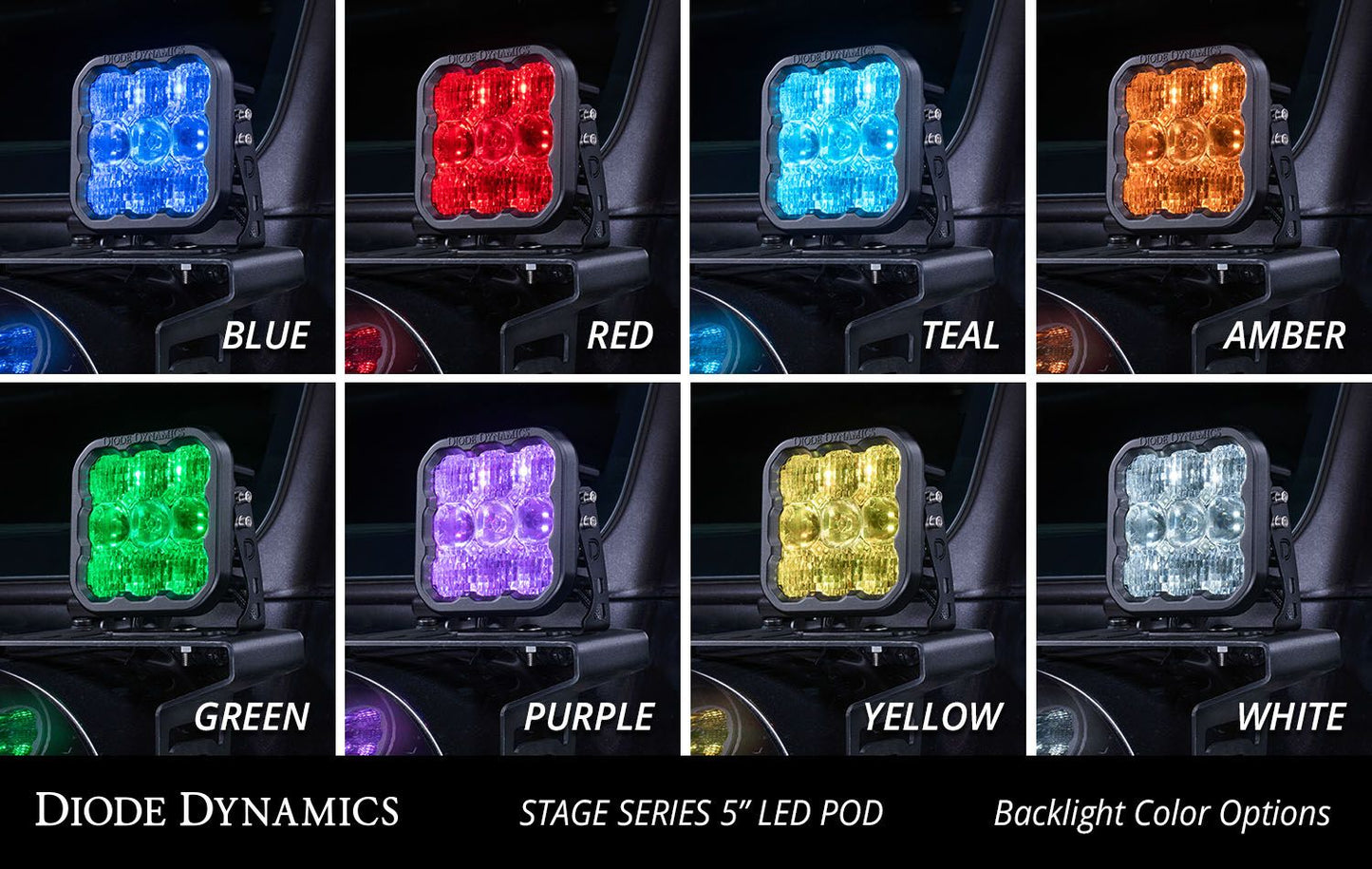 Diode Dynamics - Stage Series 5" White LED Pod
