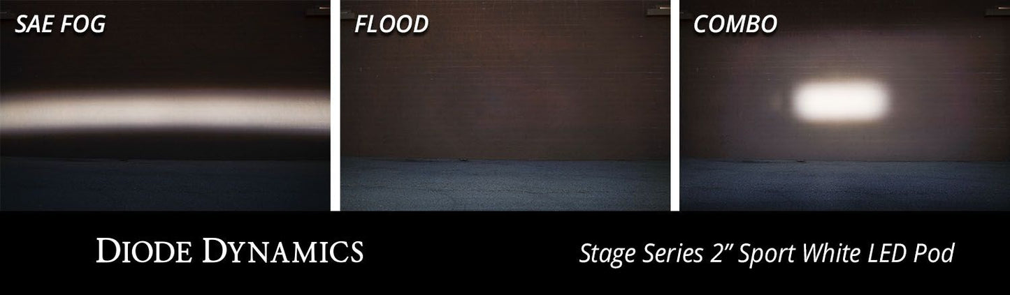 Diode Dynamics - Stage Series 2" Flush Mount LED Pod