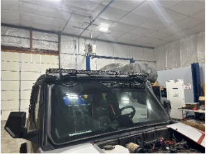 Front 50in light mount