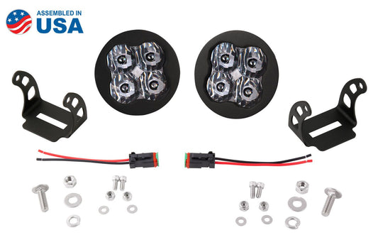 Diode Dynamics - Stage Series 3" SAE/DOT White Round LED Pod (pair)