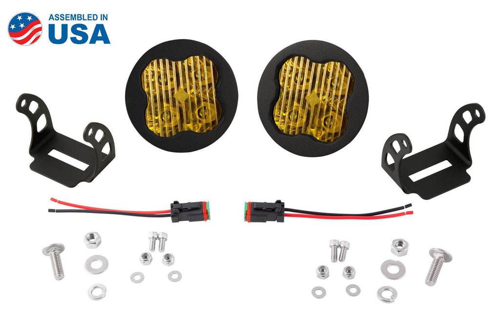 Diode Dynamics - Stage Series 3" SAE/DOT Amber Round LED Pod (pair)