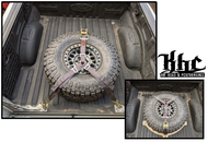 Gen 2/3 Raptor / Gen 13/14 F150 5.5 Bed Reversible Flat Tire Mount