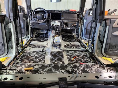 Ford Bronco Dynamat XFO B6 Sound Dampening kit (Floor Kit)