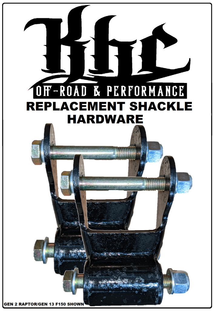 KHC Off-Road F150 & Raptor Replacement Shackle Hardware