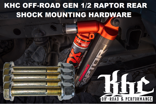 KHC Off-Road Ford F150 & Raptor Rear Shock Mouting Hardware