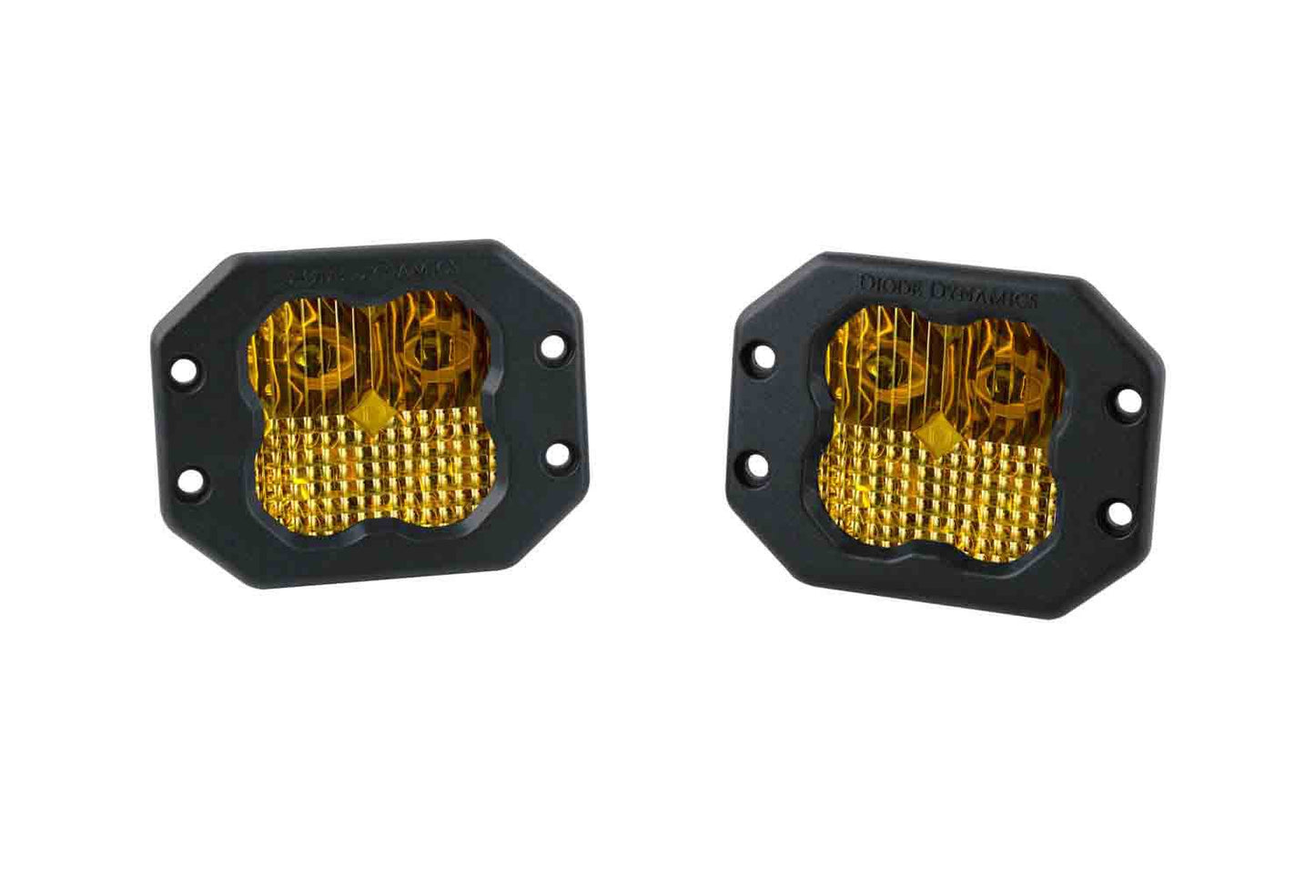 Diode Dynamics - Stage Series 3" SAE/DOT Amber Flush LED Pod (pair)