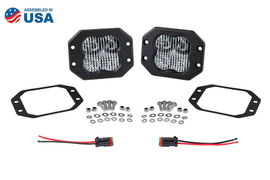 Diode Dynamics - Stage Series 3" SAE/DOT White Flush LED Pod (pair)