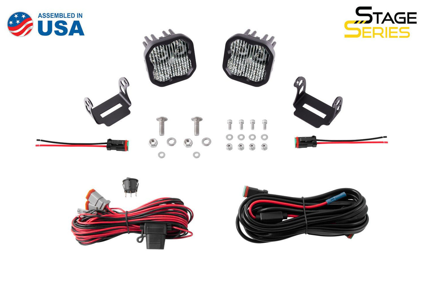 Diode Dynamics Stage Series SS3 Backlit Ditch Light Kit for 2021 Ford Bronco