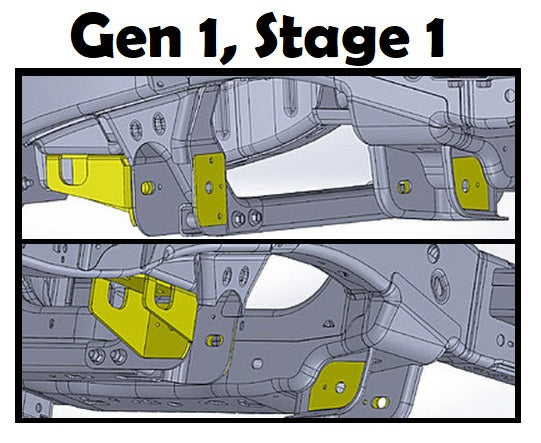 Gen 1 Raptor/Gen 12 F150 Slot Delete Kit