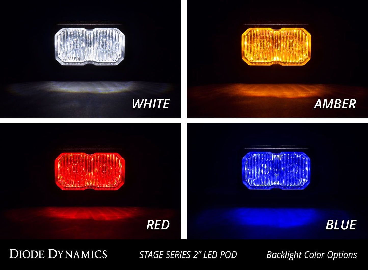 Diode Dynamics - Stage Series 2" Flush Mount LED Pod